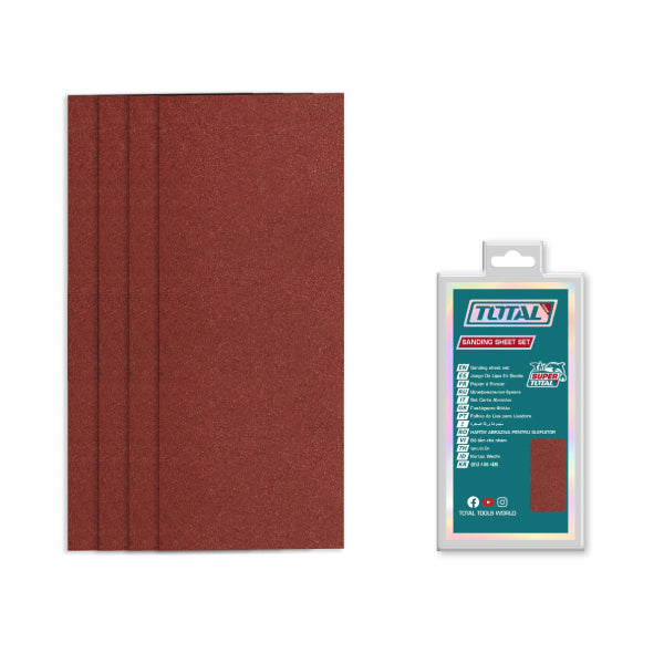 Set de 50 feuilles abrasives TOTAL TAC7492412