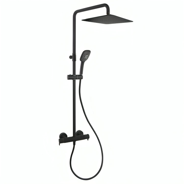 Colonne de Douche BLAUTHERM – Noir Mat Premium (300mm)
