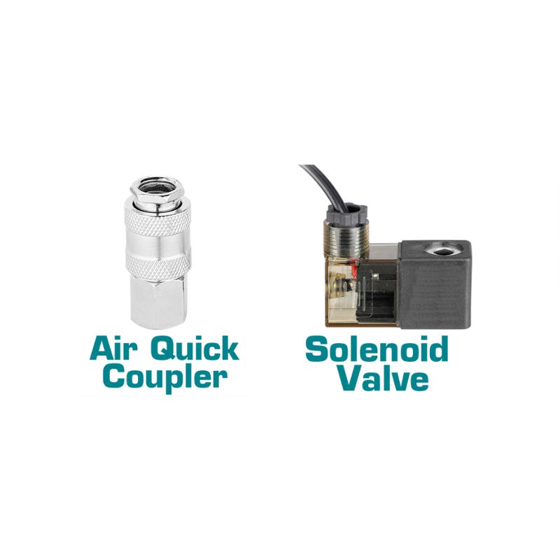 Compresseur d’air 50L double moteur – 2×1200W 3.2HP 8 Bars TOTAL TCS2240508