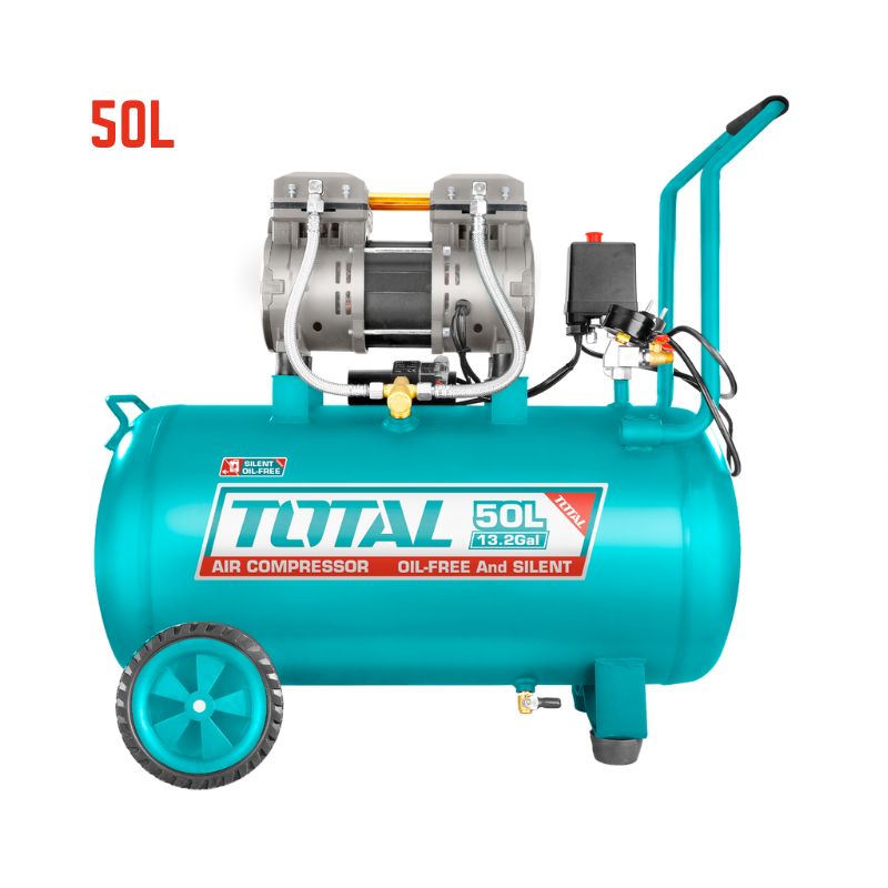Compresseur d’air 50L 1.6HP 1200W 8 Bars TOTAL TCS1120508