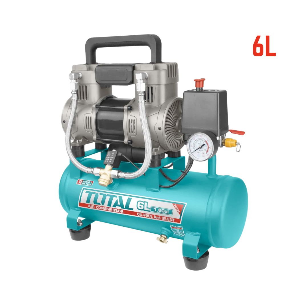 Compresseur d’air 6L 8 bars TOTAL TCS1110062