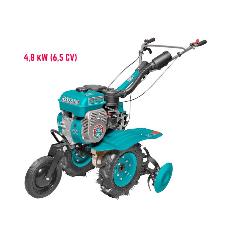 Cultivateur à essence 4,8 kW (6,5 CV) TOTAL TGC5001