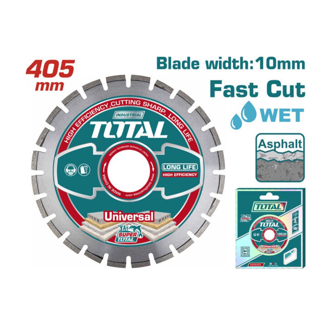 Disque diamant pour la découpe d’asphalte 405mm TOTAL TAC2164051