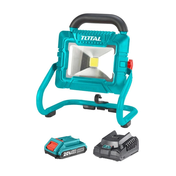 Projecteur de travail LED sans fil TOTAL TWLI20258 20 W sur batterie 20 V