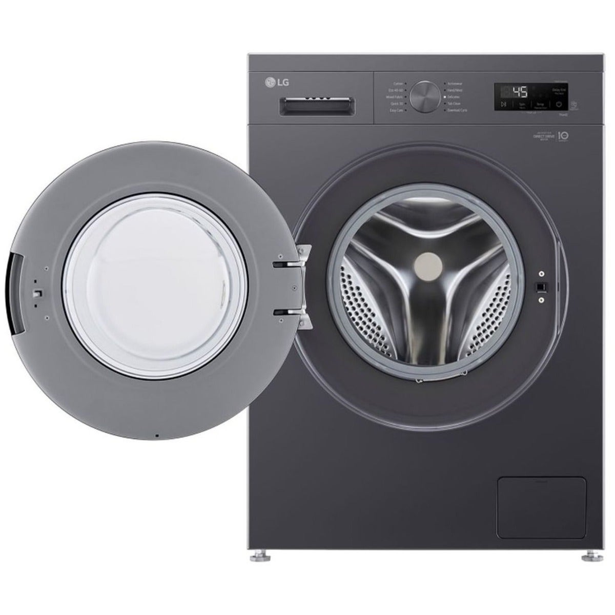 Machine à laver frontale 8 kg 1200 tr/min noir — LG F2Y1TYP6J