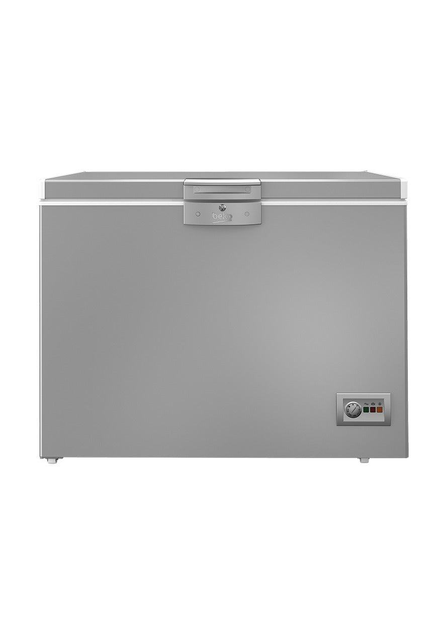 Congélateur coffre Beko HSA 32502 S silver 298 L