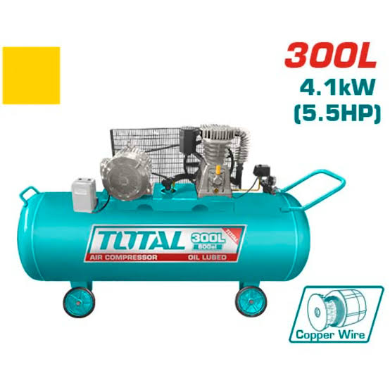 Compresseur d’air – 300 L – 5,5 HP (4,1 kW). TOTAL TC1553002