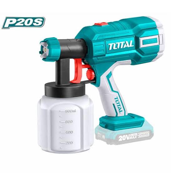 Pistolet pulvérisateur sans fil TOTAL TSGLI2001 20 V, outil seul