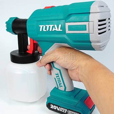 Pistolet pulvérisateur sans fil TOTAL TSGLI2001 20 V, outil seul