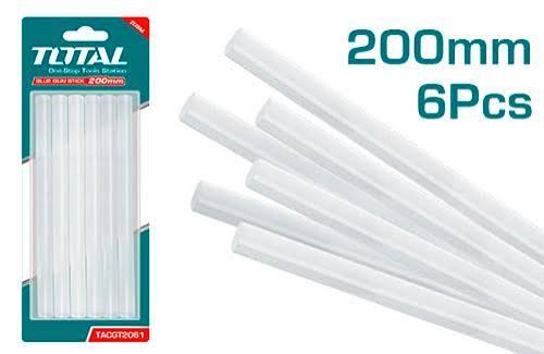 Bâtons de colle chaude 11,2 × 200 mm – 6 pièces TOTAL TACGT2061