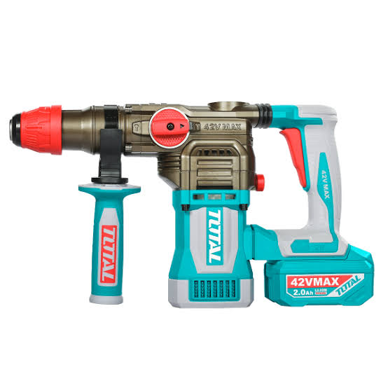 Marteau perforateur sans fil TOTAL TRHLI422682 pour perçage, percussion et burinage