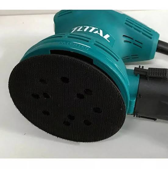 Ponceuse rotative filaire TOTAL TF2131256 320 W plateau 125 mm