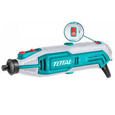 Mini-meuleuse rotative TOTAL TG513326 130 W avec accessoires et arbre flexible