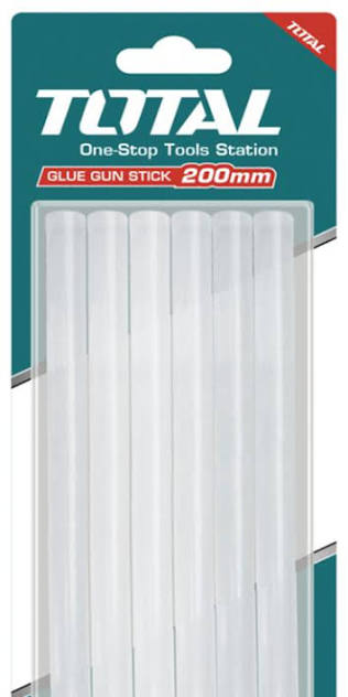 Bâtons de colle chaude 11,2 × 200 mm – 6 pièces TOTAL TACGT2061