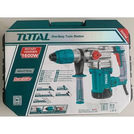 Marteau perforateur filaire TOTAL TH1163855 1600 W SDS-Plus