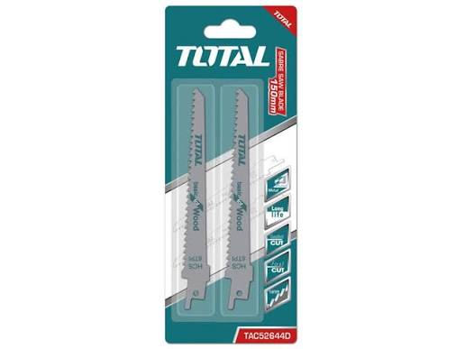 Lames de scie sabre pour bois 150 mm TOTAL TAC52644D