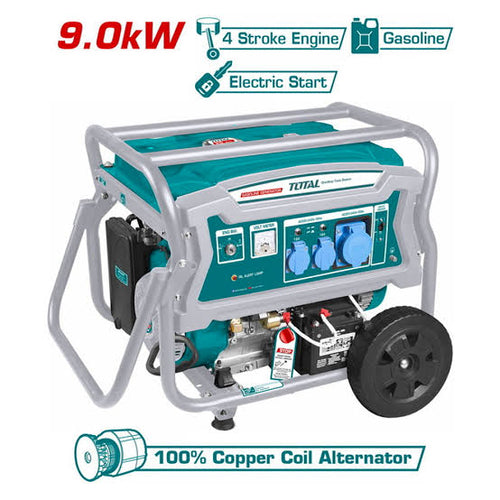 Groupe électrogène essence triphasé 9 kW — TOTAL TP190006T