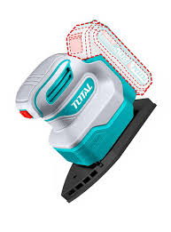 Ponceuse delta sans fil TOTAL TPSLI20241 20 V avec batterie