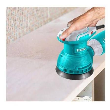 Ponceuse rotative filaire TOTAL TF2131256 320 W plateau 125 mm
