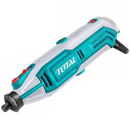 Mini-meuleuse rotative TOTAL TG513326 130 W avec accessoires et arbre flexible