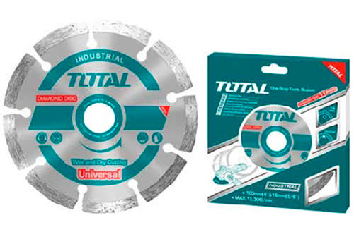 Disque diamanté 125 mm × 22,2 mm – lame 7,5 mm. TOTAL TAC111254