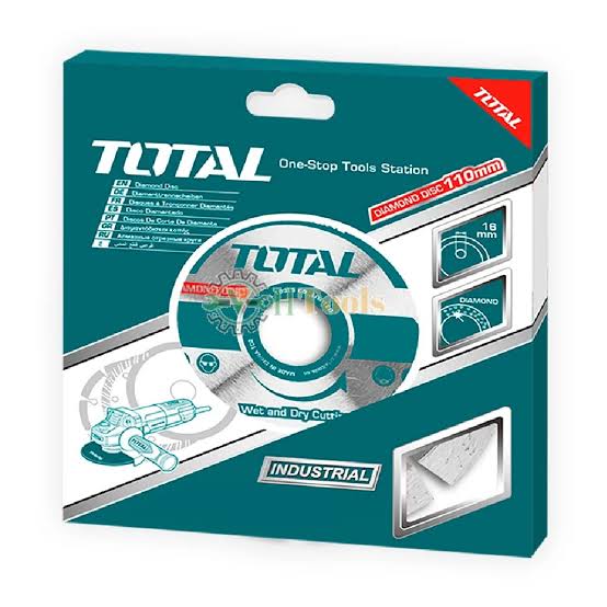 Disque diamanté 125 mm × 22,2 mm – lame 7,5 mm. TOTAL TAC111254