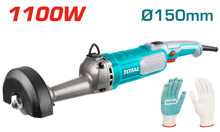 Meuleuse droite filaire TOTAL TSG1508 1100 W disque 150 mm