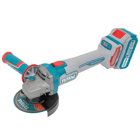 Meuleuse d'angle sans fil TOTAL TAGLI271532 20 V à batterie lithium-ion