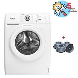 Machine à laver frontale 7 kg 1200 tr/min blanc — Brandt BAL72WW