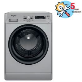Machine à laver frontale 7 kg 1200 tr/min silver — Whirlpool FFWS 7235 SB NA