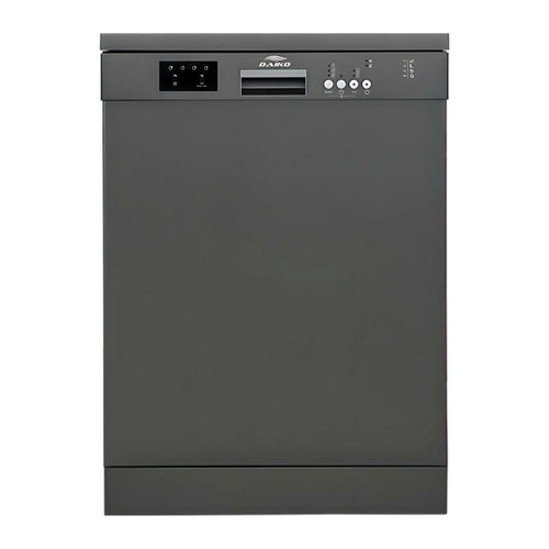 Lave-vaisselle pose libre 12 couverts 4 programmes gris foncé — Daiko DW1297DK