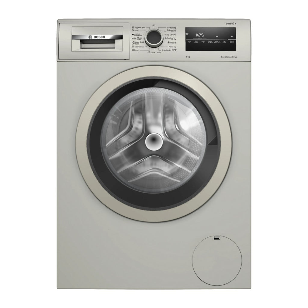 Machine à laver frontale 8 kg 1200 tr/min silver — Bosch WAN2420XME