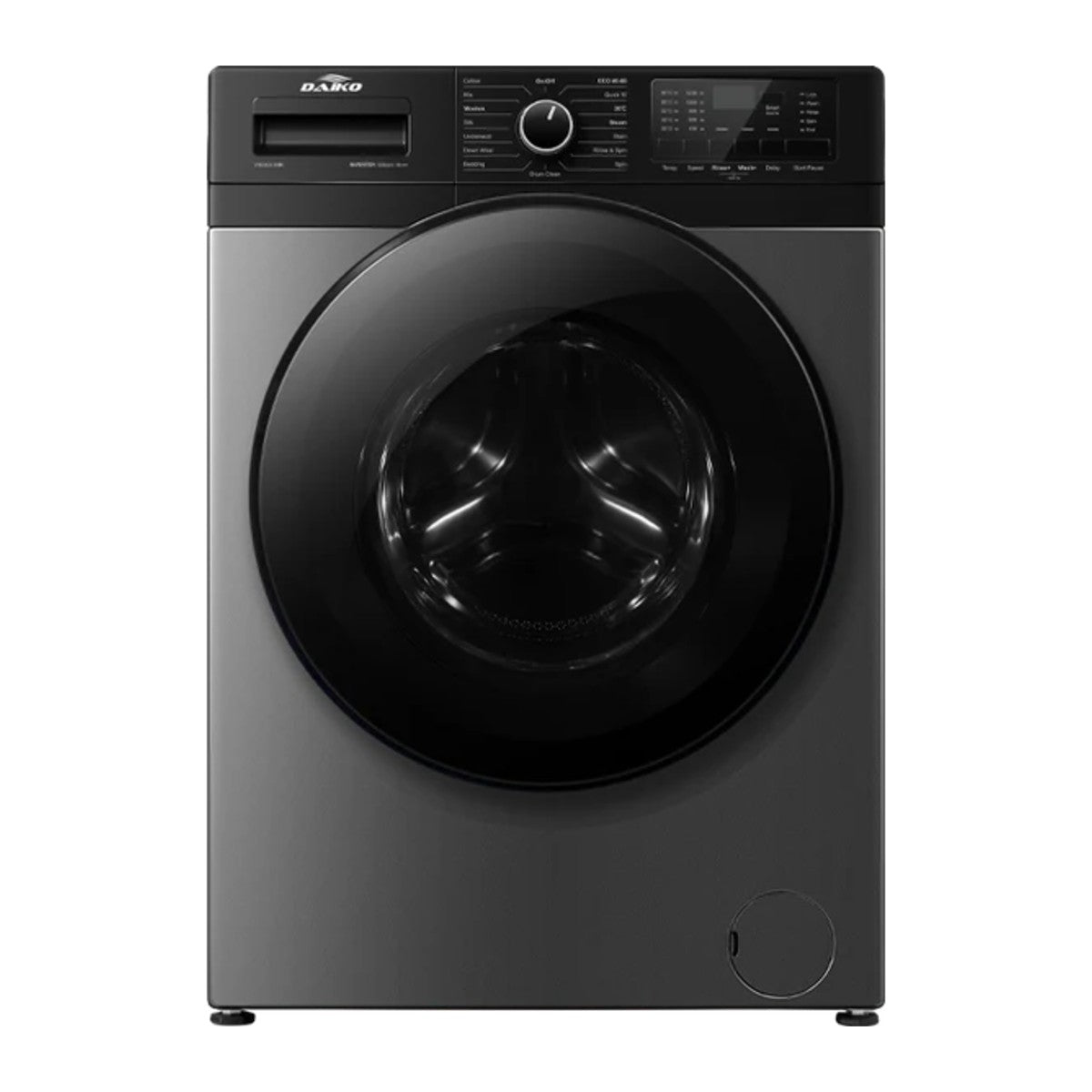Machine à laver frontale 9 kg 1200 tr/min Inverter — Daiko WI939CX-98K