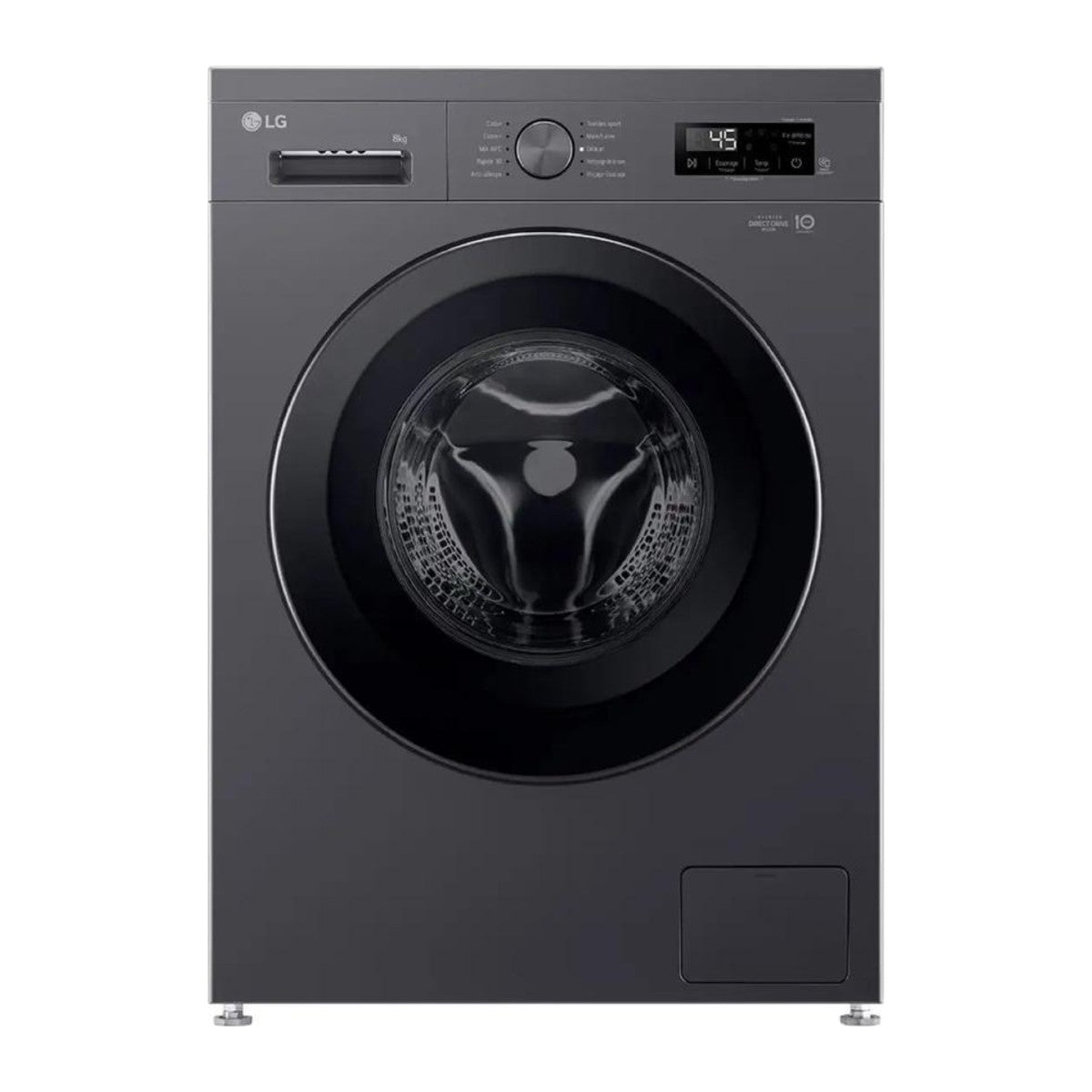 Machine à laver frontale 9 kg noir — LG F2Y1VYP6J