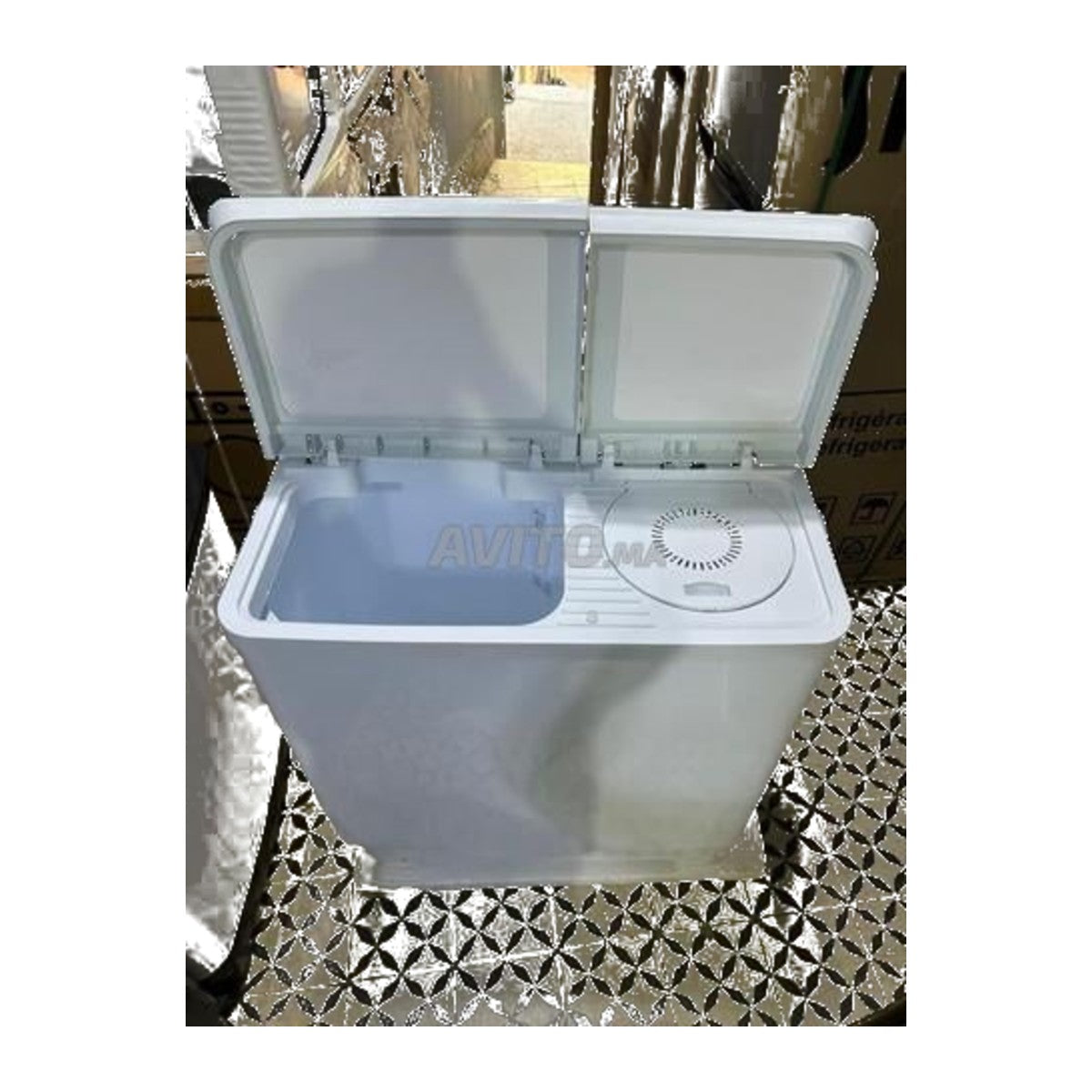Machine à laver semi-automatique double cuve 17 kg — Goldy MLT1748-17FD