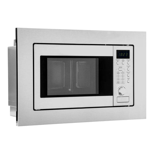 Micro-ondes encastrable 20 L avec grill inox — Bomann MWG 2215 EB