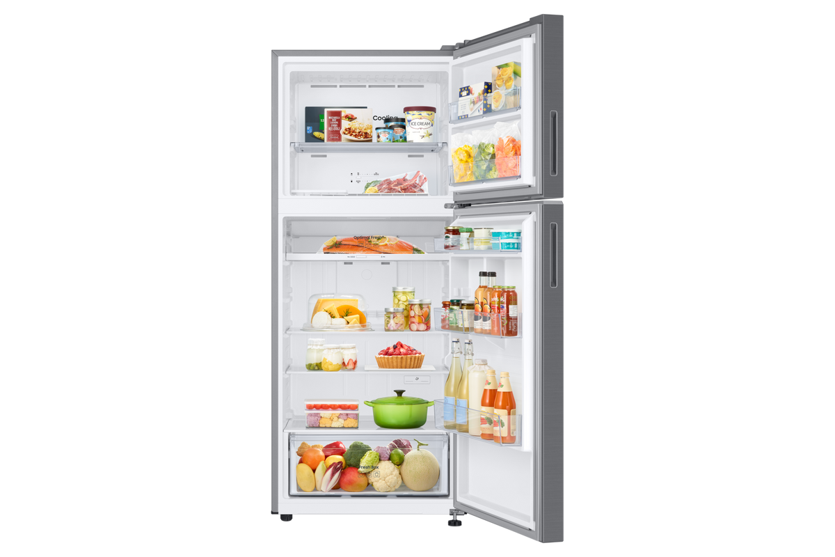 Samsung RT38CG6400S9 intérieur avec aliments