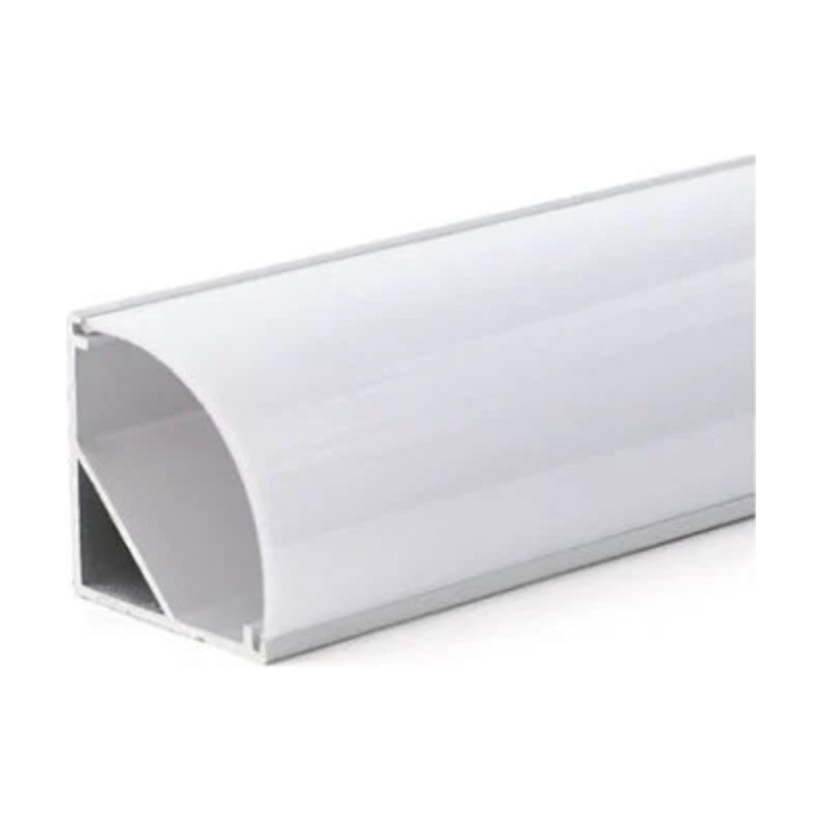 Profilé LED d'angle PROFILIGHT inox 15,5×15,5 mm 3 m