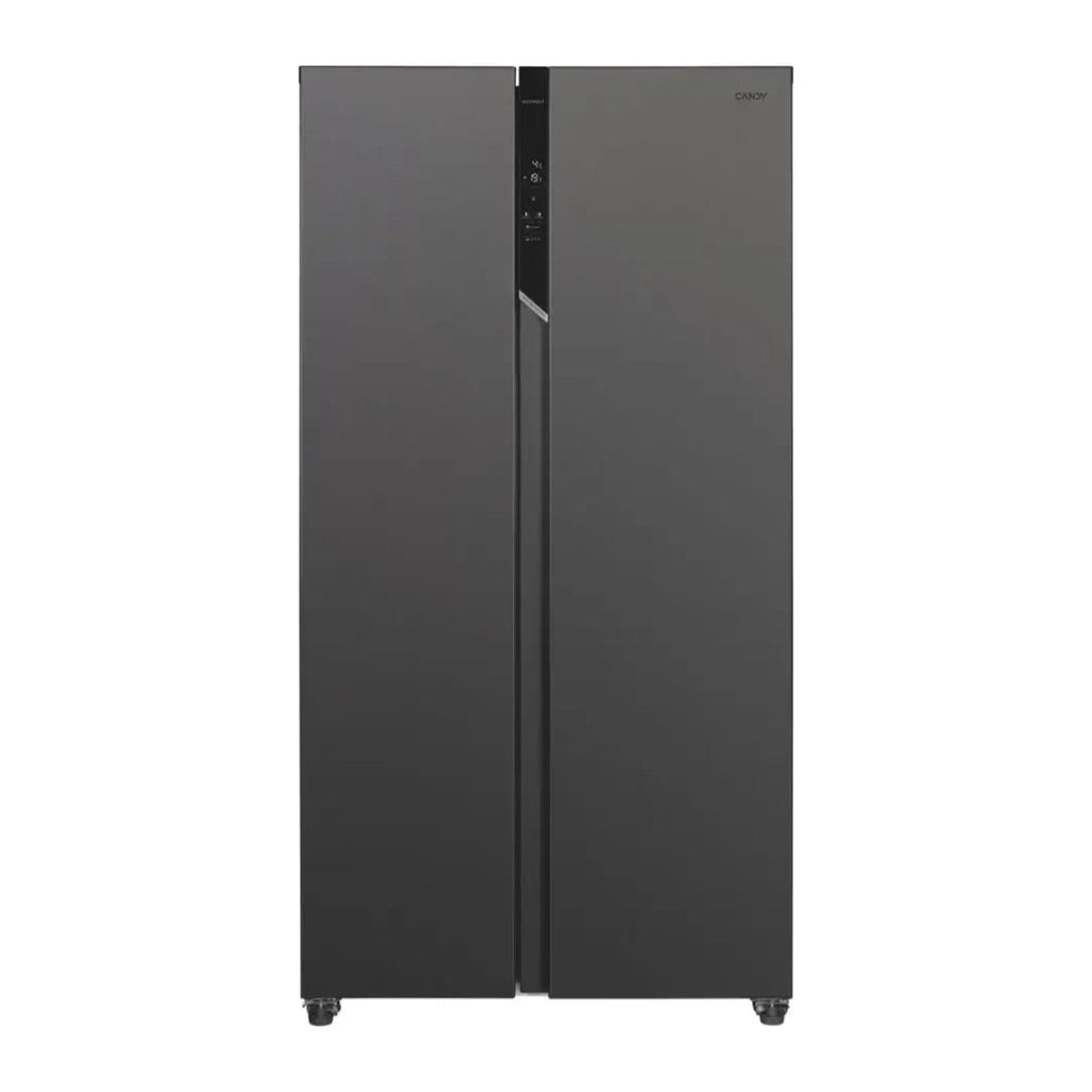 Réfrigérateur américain Candy CHSVN174X 521 L inox, vue de face