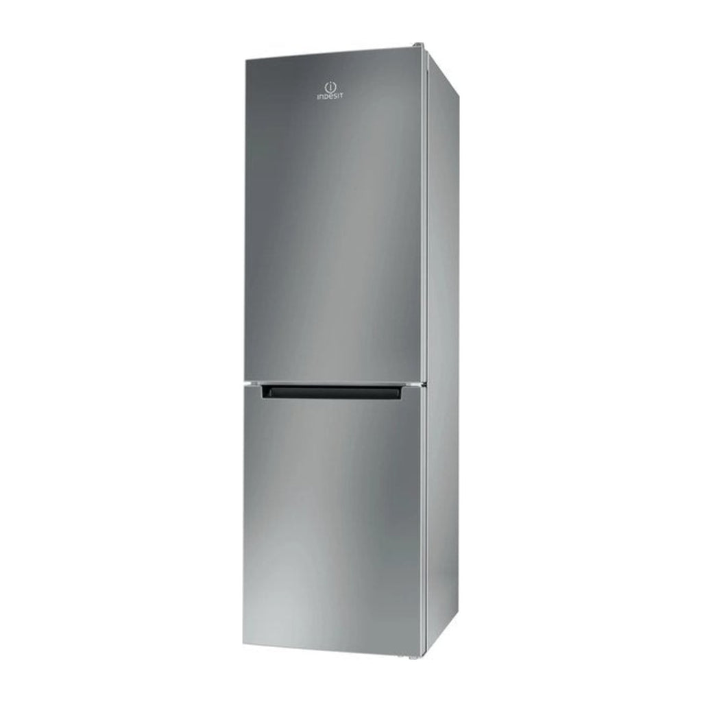 Réfrigérateur combiné Indesit LI8 S1E S silver vu de face