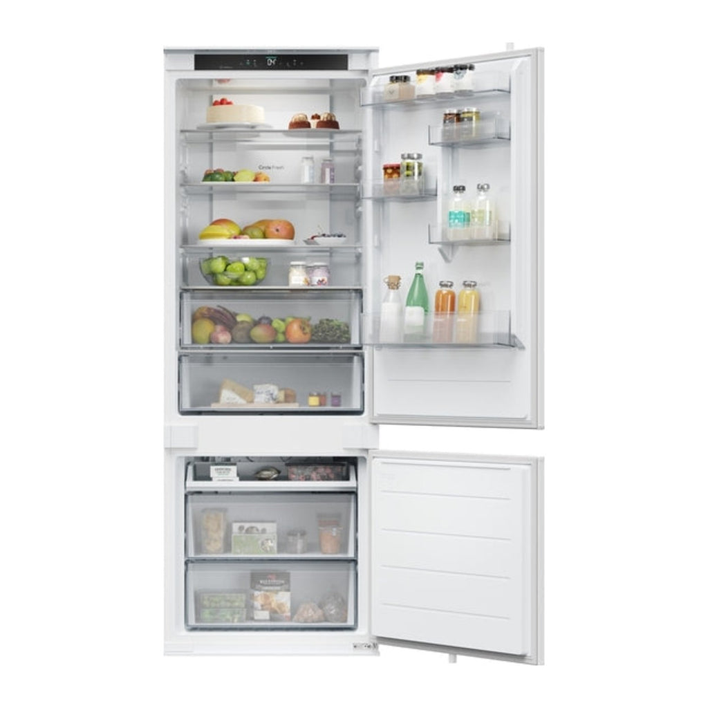 Réfrigérateur combiné encastrable No Frost 382 L Wi-Fi blanc — Candy CNBQT3719EW