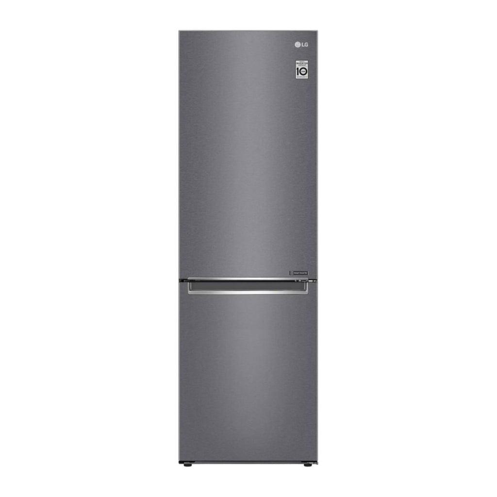 Réfrigérateur combiné LG GR-B479NQLM platinum silver vu de face