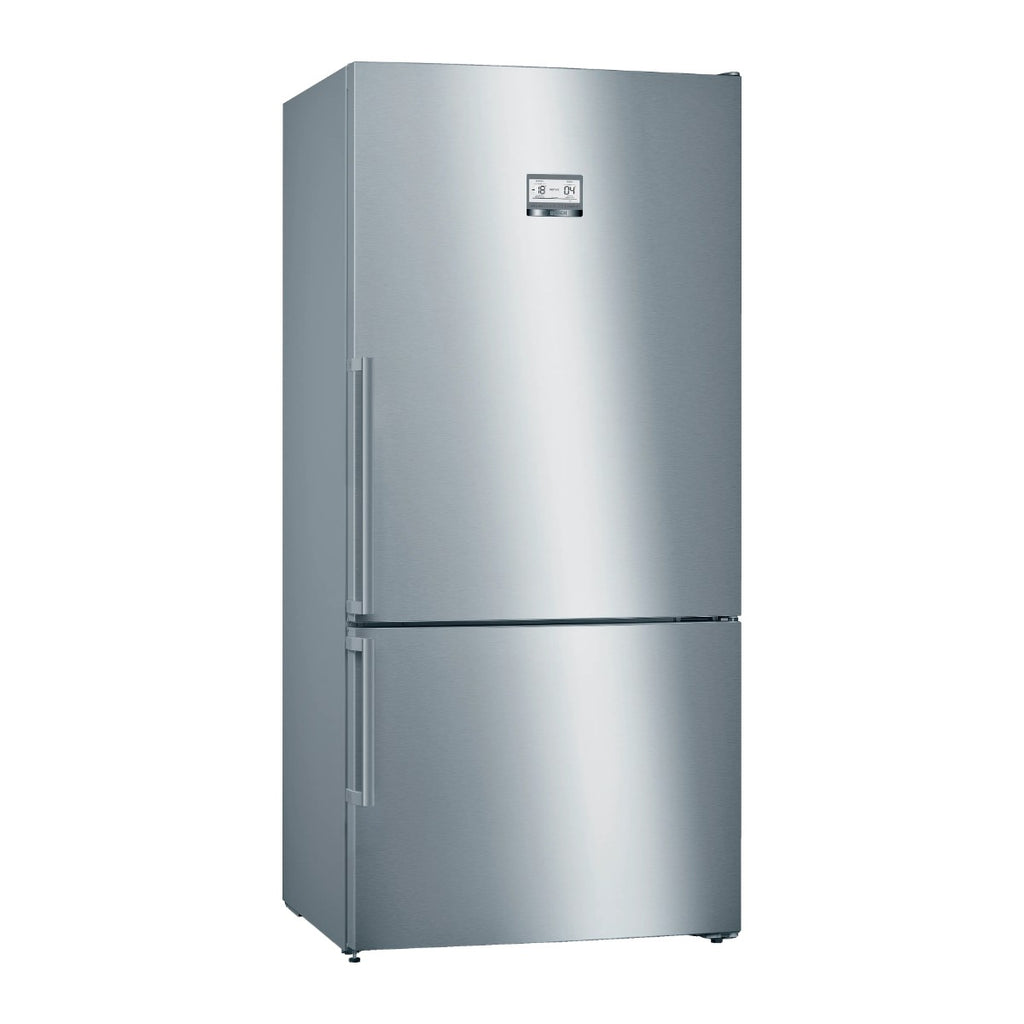 Réfrigérateur combiné XXL Bosch KGN86AI30U 619 L inox, vue de face