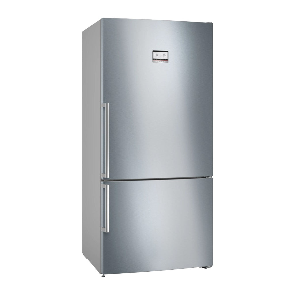 Réfrigérateur combiné XXL Bosch KGN86AI32U 619 L inox, vue de face