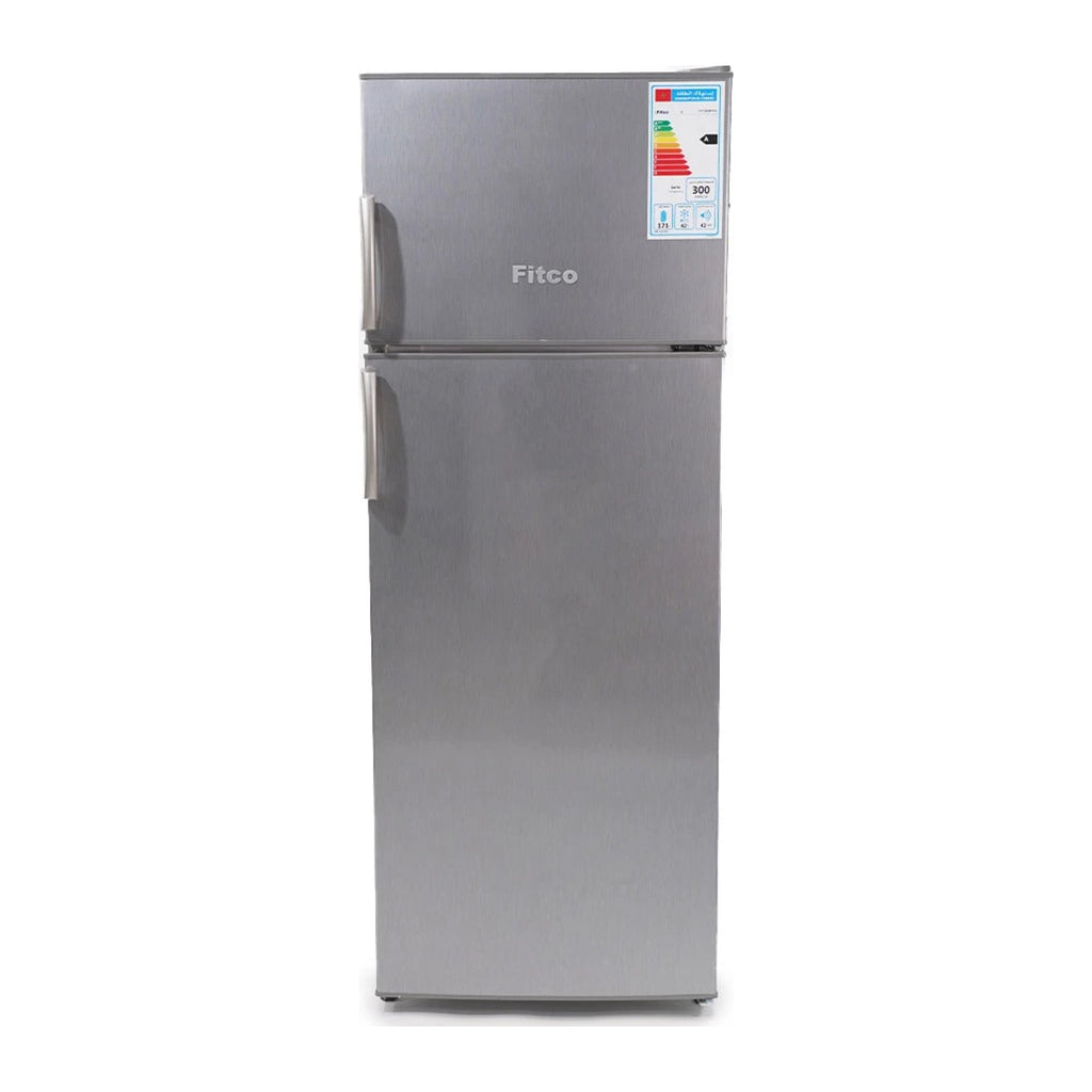 Réfrigérateur double porte Fitco FIT-298RTXA silver