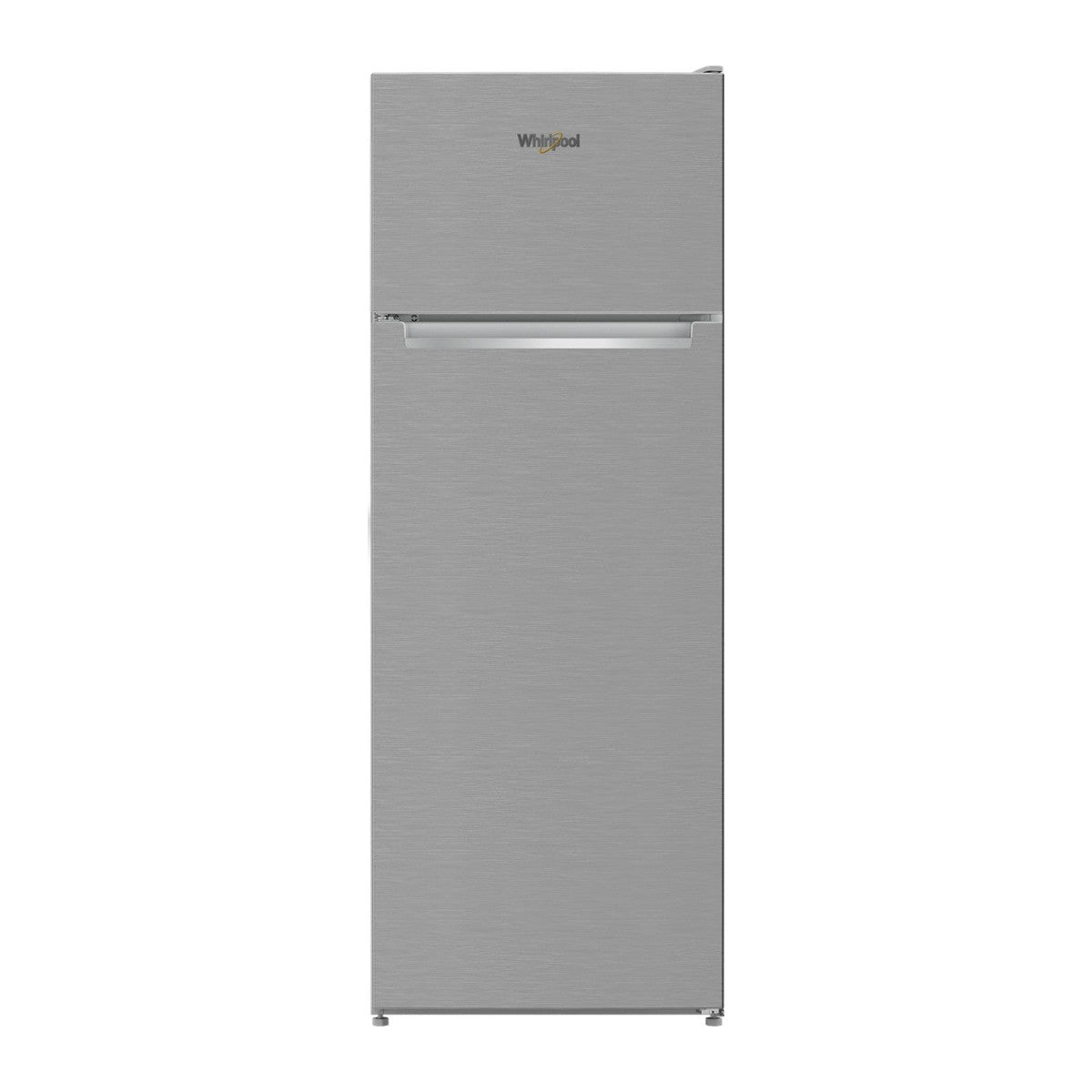 Réfrigérateur double porte Whirlpool WTMS 551221 argent brossé vue de face