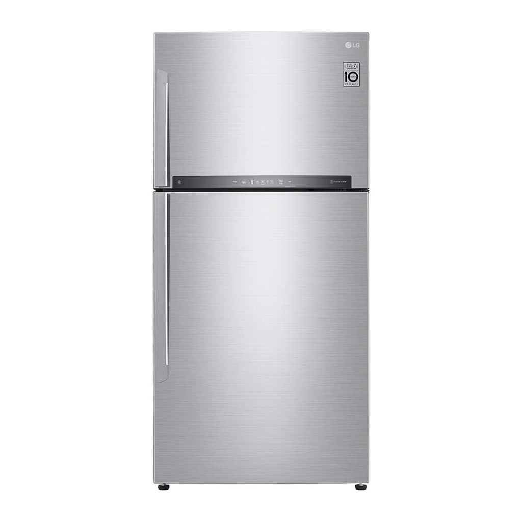Réfrigérateur LG GR-H702HLHU platinum silver vu de face