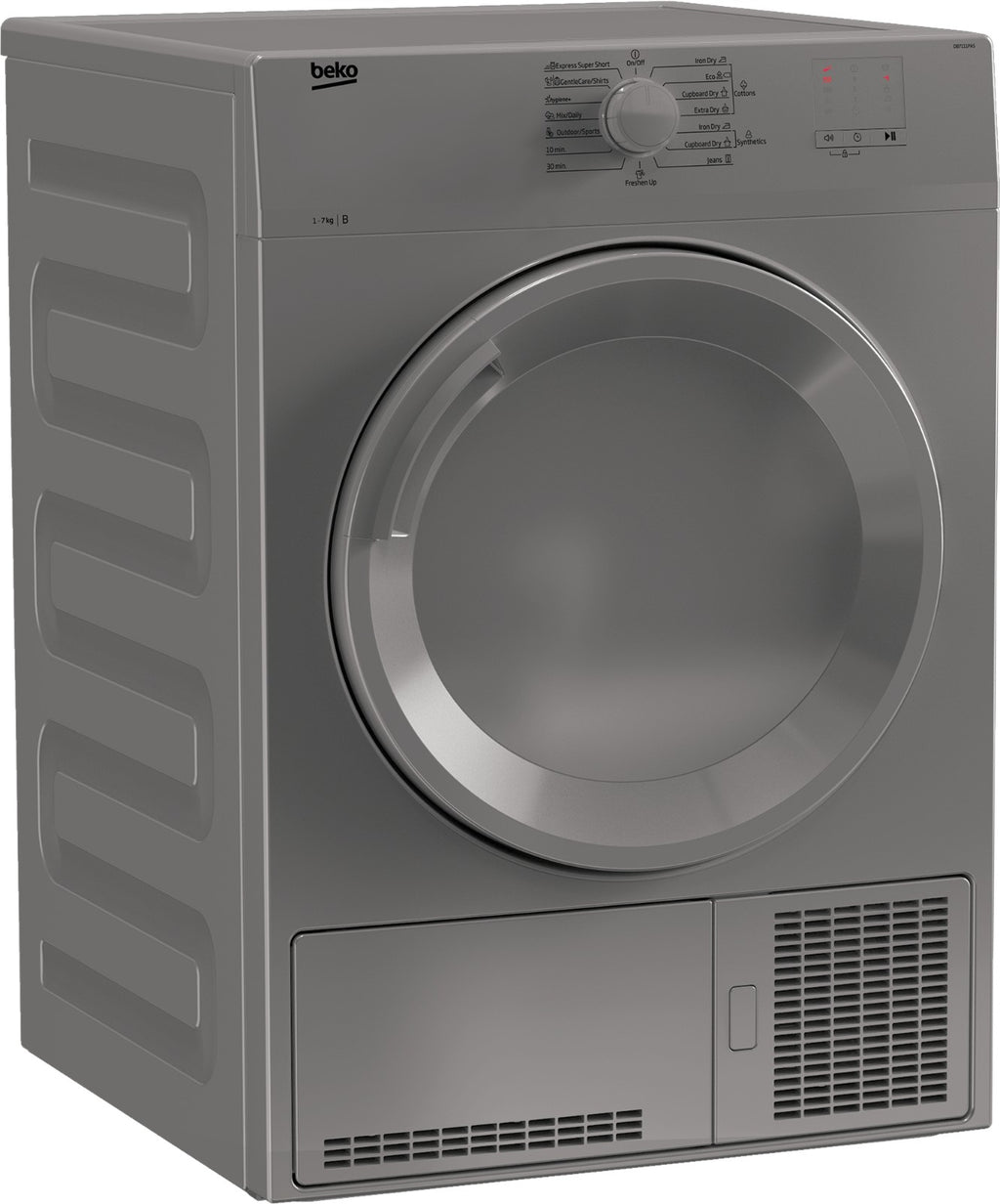 Sèche-linge à condensation 7 kg silver — Beko DB7111PAS — vue 2