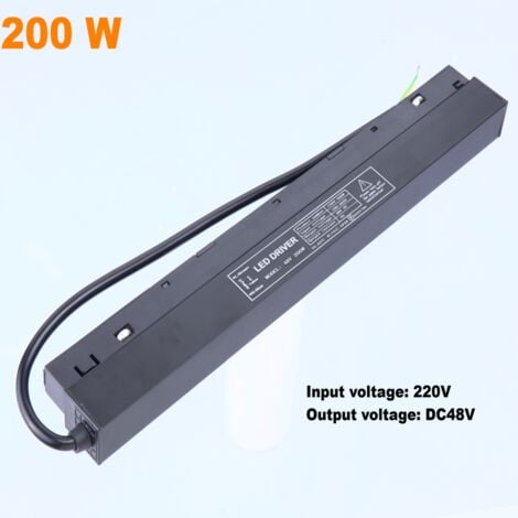 Transformateur pour rail magnétique 200W réf. MNG-TF-48V-200W