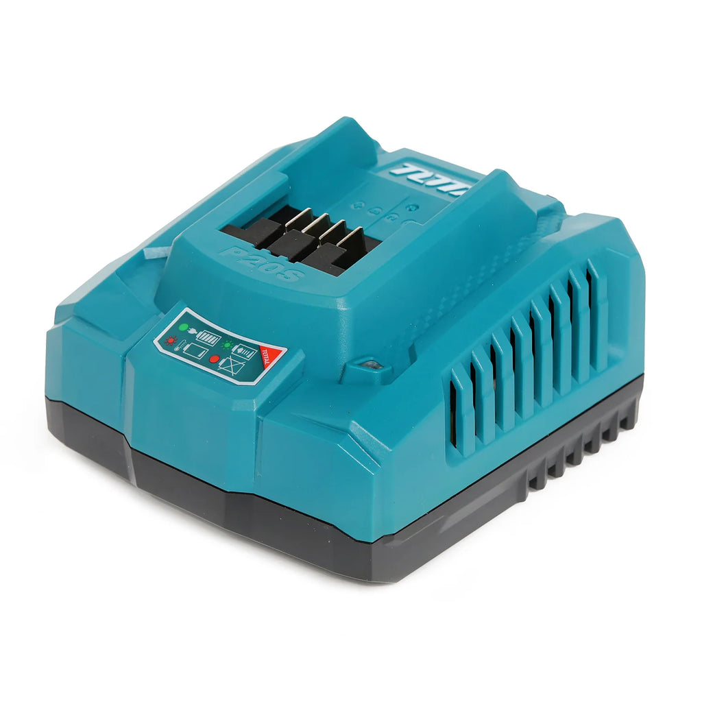 Chargeur intelligent rapide TOTAL TFCLI20411 pour batteries Li-ion 20 V P20S